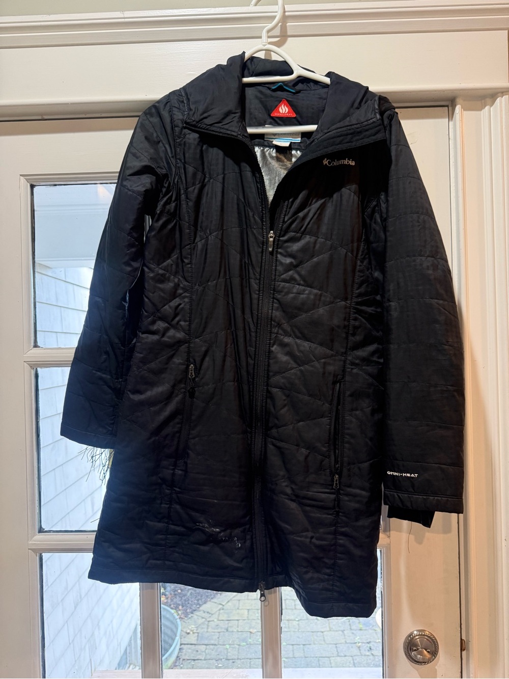 Columbia omniheat long winter jacket